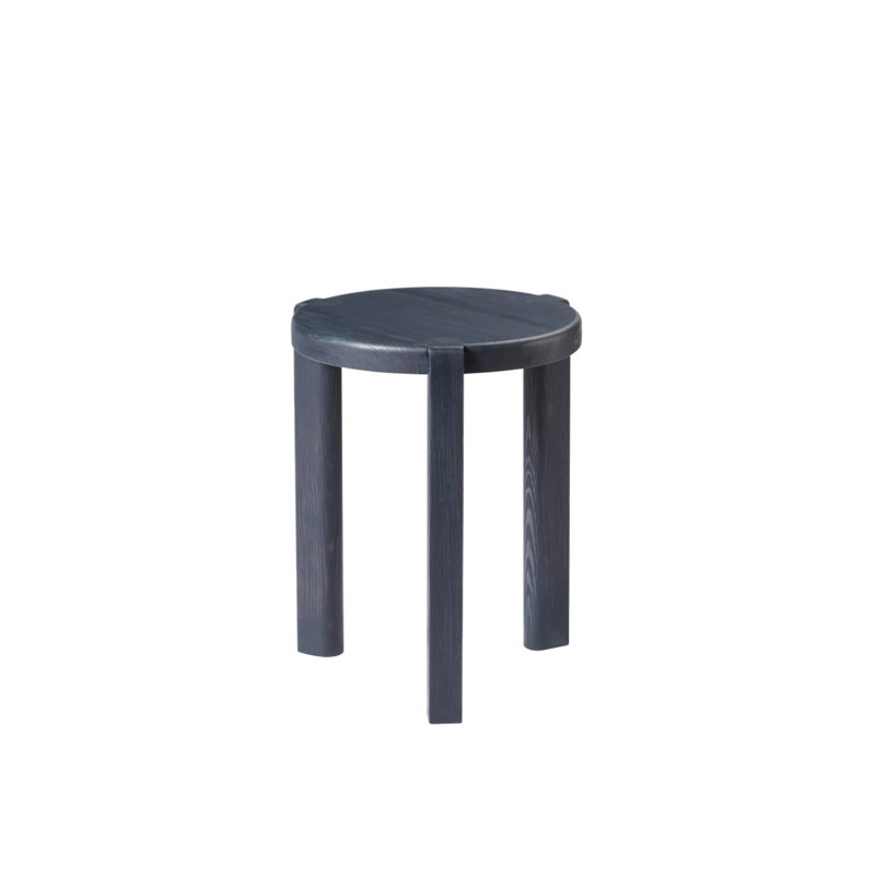 Ragnesminde Solid Wood End Table, Midnight Blue