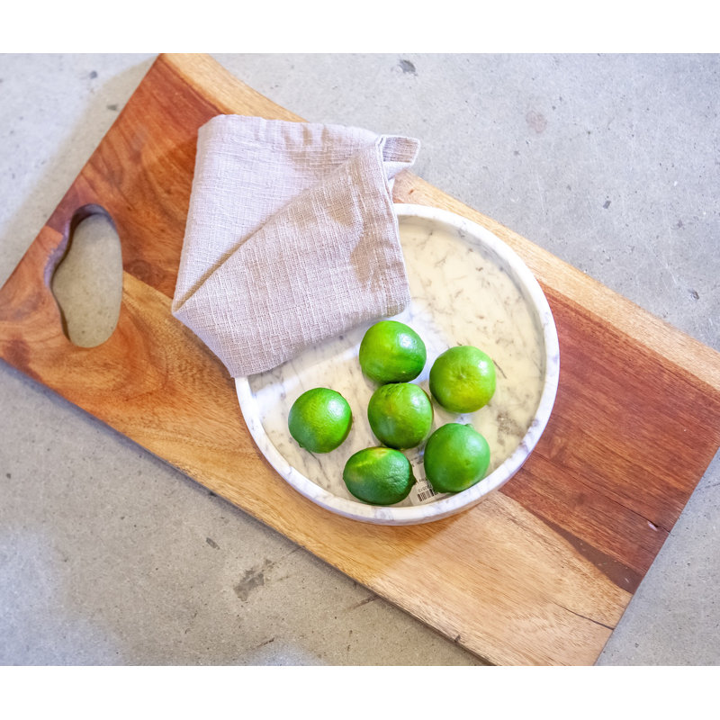 Matheson Marble Tray, 1.5" H x 9" W x 9" D