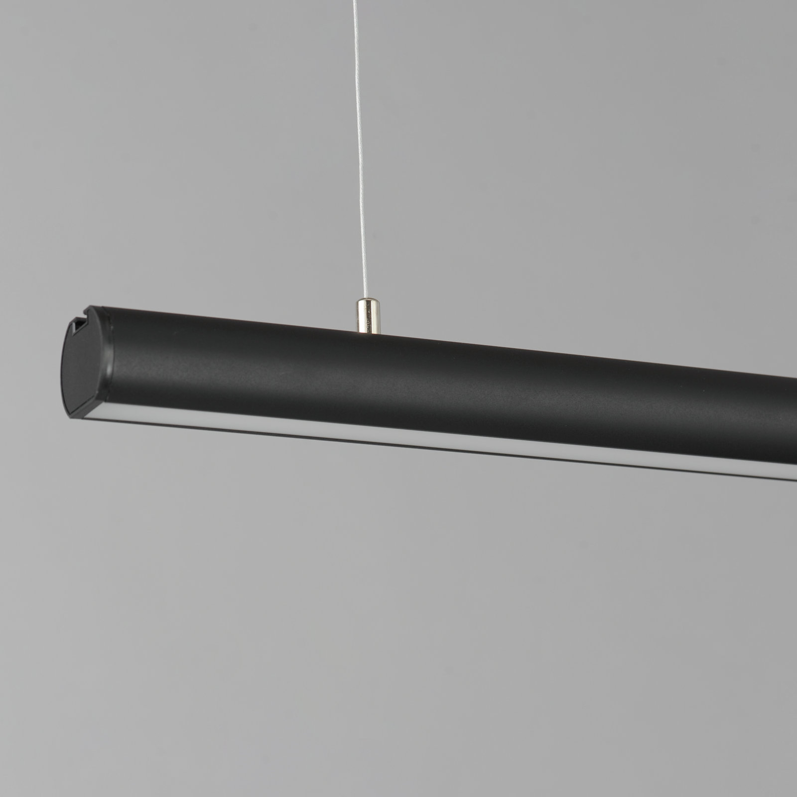 Collie Single Light LED Pendant, Black