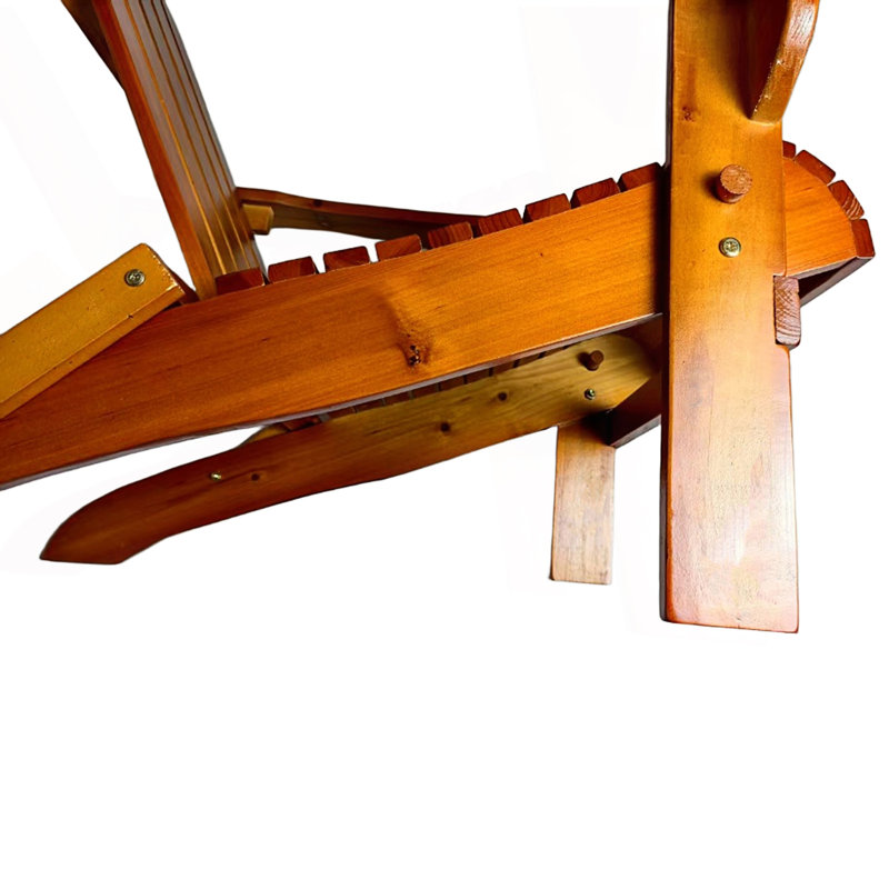 Chaise Adirondack pliable pour l'extérieur ou l'intérieur
