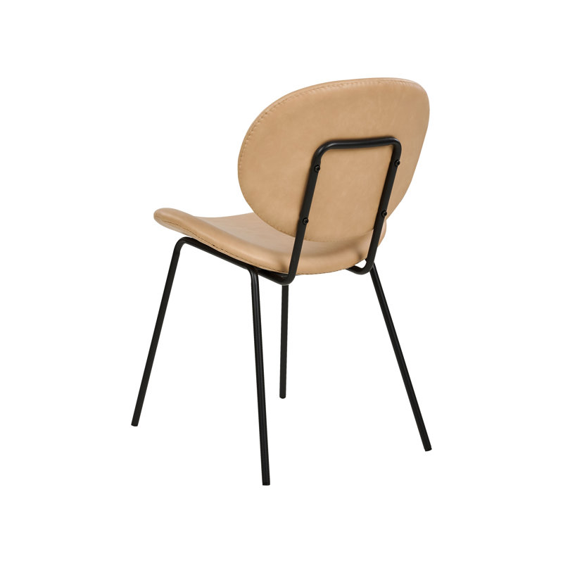 Eleanore 80cm H Upholstered Side Chair, Beige