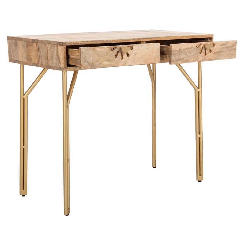 Bureau en bois massif Ava