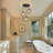 3-light Glam Chandelier With Glass Star-683306272-697981887