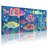 Animals Colorful Fish Underwater Coral Scene Set of 3 Canvas Wall Art Prints-687163540