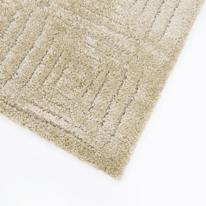 Tapis beige à motif de losanges Bolsena, 5 pi 3 po x 7 pi