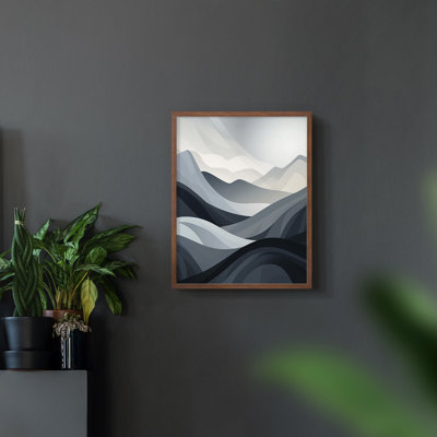 LANDSCAPES Series CCXXX  -Premium Framed Print -Ready to Hang - No Nails Required