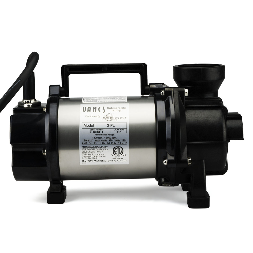 3-PL 3000 Tsurumi Pond Pump Aquascape