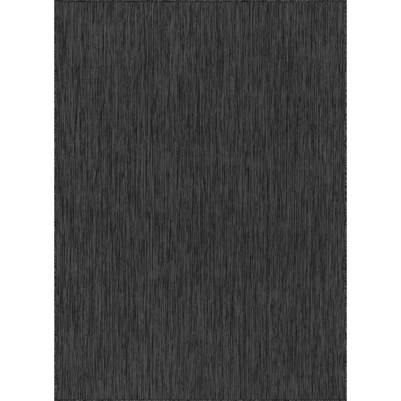 Broadwater Dark Gray Indoor / Outdoor Rug, Rectangle 9' x 12'