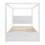 Canopy Platform Bed with Trundle and Three Storage Drawers-112531302-123033859