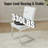 51" Rectangular Tempered Glass Dining Set with 4 Cantilever Faux Leather Chairs-1915390965