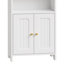  Freestanding Bathroom Cabinet with Adjustable Shelves
