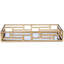 Gold Metal Fretwork Bar Tray Table