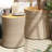 Latitude Run® Patio Side Tables 2 Pcs With Wooden Top Poly Rattan-977566688
