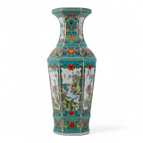 Hexagonal Porcelain Vase