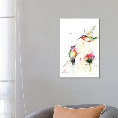 Stopping by Dean Crouser - Floater Frame Print on Canvas