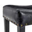Tabourets de bar Comfort Saddle, cuisine moderne en cuir ciré à l'huile de 25,6 pouces