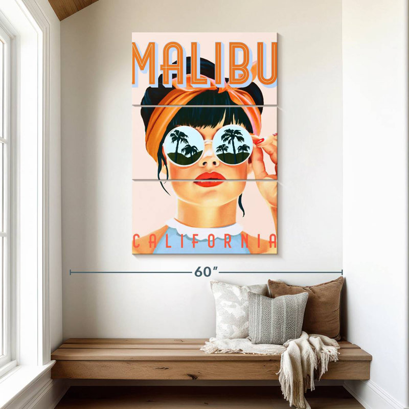 Malibu, H 50 po x l 32 po
