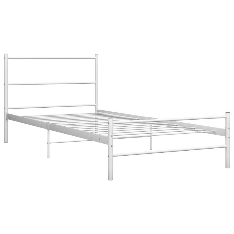 Structure de lit vidaXL, Gris, 35,4 po x 78,7 po