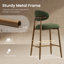 Tabouret de comptoir rembourrÃ© Westhampton avec structure en mÃ©tal massif-1278867985-1295140720