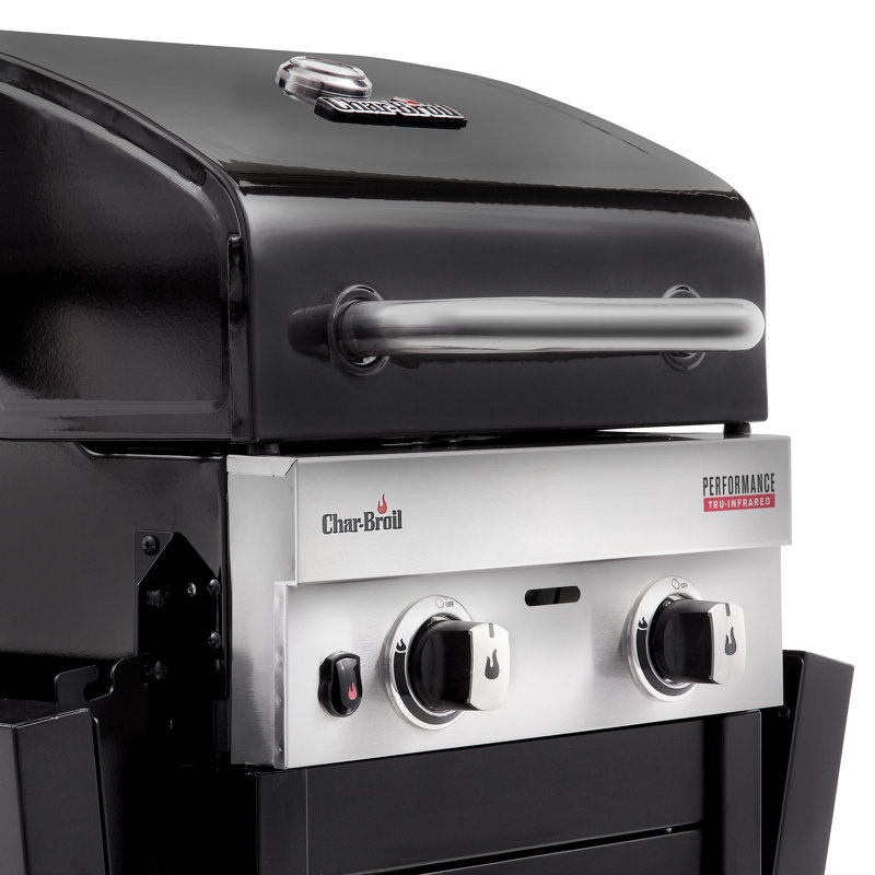 Char-Broil Performance Series  220B - 2 Burner Gas Barbecue Grill with TRU-Infrared  technology, Black Finish