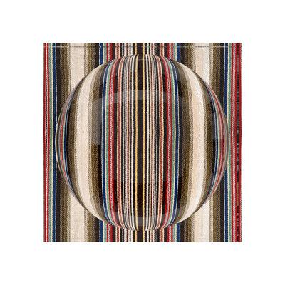 Square Striped Decorative Tray
