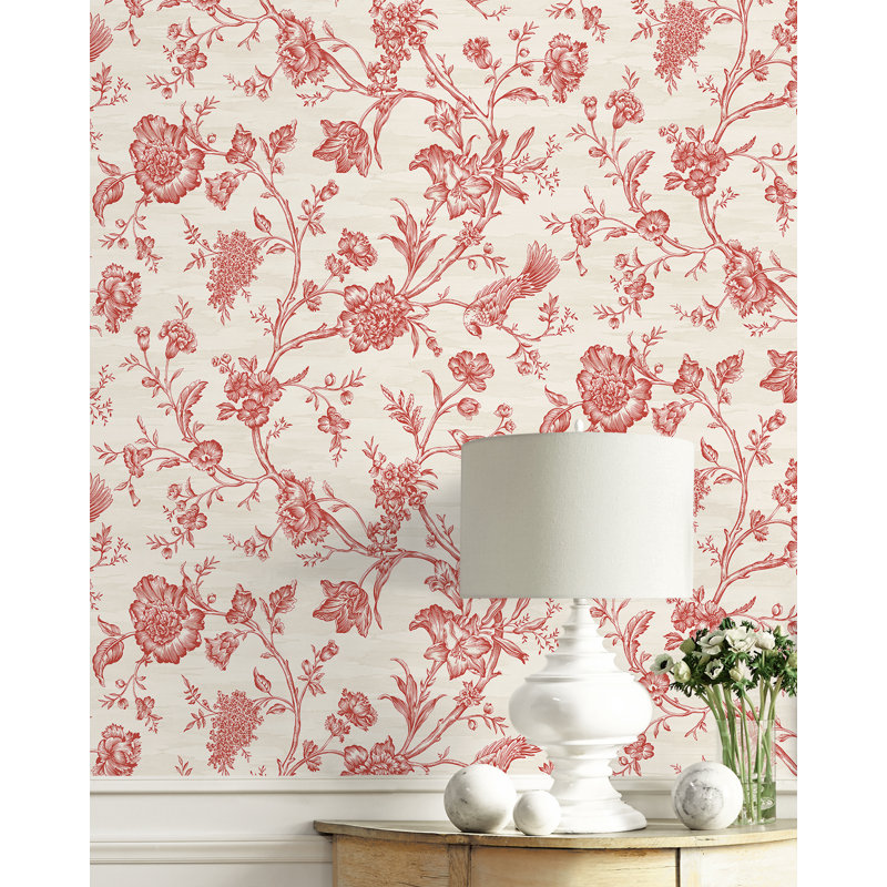 Papier peint à motif floral avoine Concheta Designs Oat Stoney Brook, Biscotti métallique