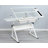 Adjustable Tempered Glass Drafting Printing Table With Chair And Multiple Storage Solutions, Perfect For Artists And Professionals.-267623965