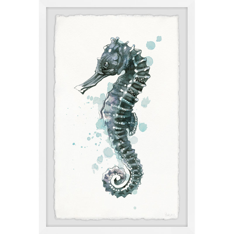 «Majestic Seahorse», reproduction encadrée, H 24 po x l 16 po x P 1,5 po