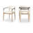 Riccio Vegan Leather Upholstered Dining Arm Chair-6766388-6766377