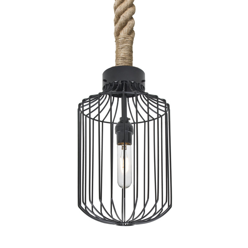 Luminaire suspendu géométrique 1 lumières lanterne Mandurah