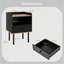 41cm W Manufactured Wood Bedside Table