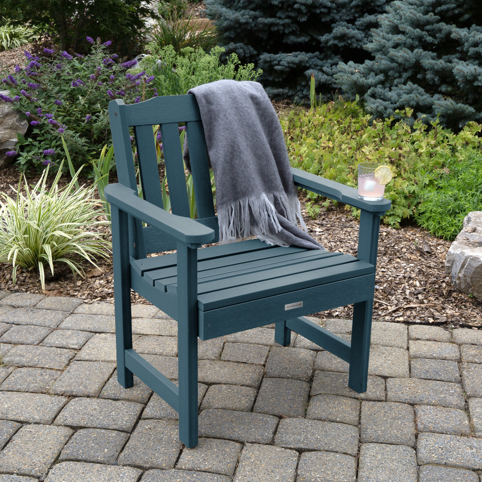 Outdoor Lounge Chair, Nantucket Blue