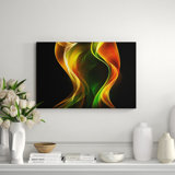 Emerald Flame Print