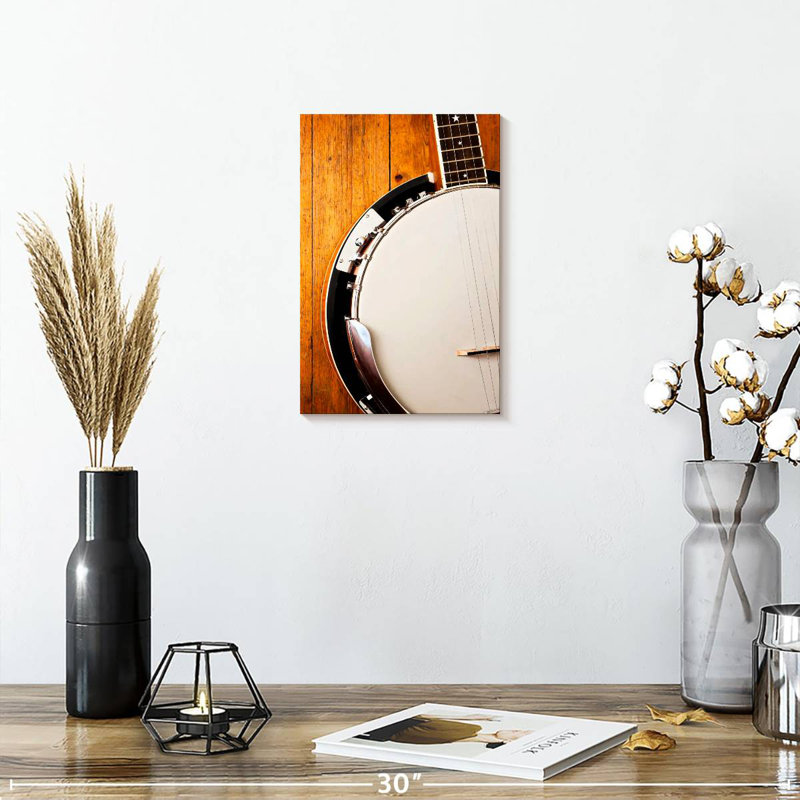Abarca Rustic Banjo, 12" H x 8" W