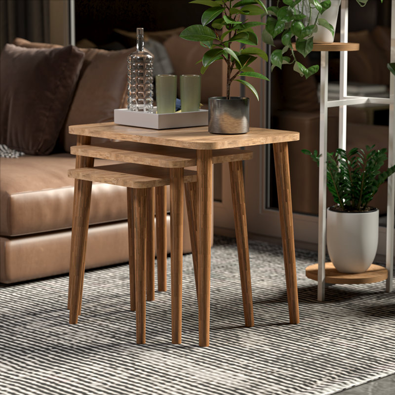 Nyda Nesting Tables, Walnut