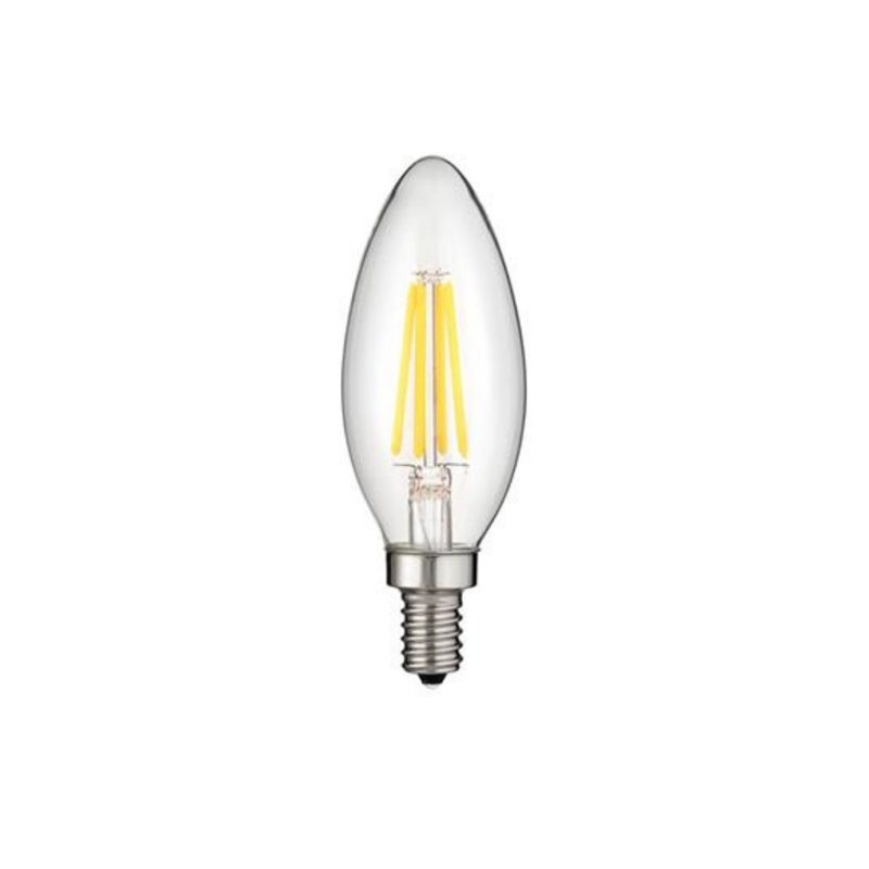 4 watts, ampoule DEL C35, à intensité variable, culot E12 / candélabre, 5000 K