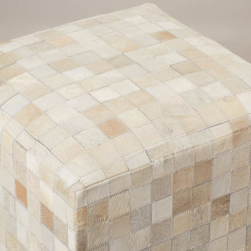 Leather Pouf