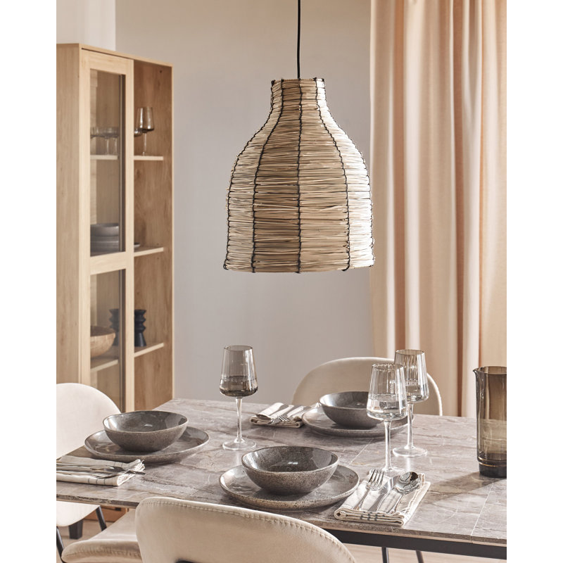 Rumi 1 - Light Natural Cone Pendant