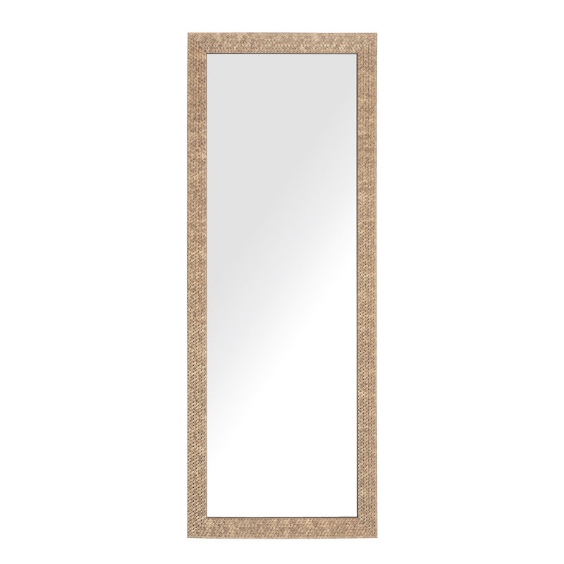 Gerhart Flat Wall Mirror, Gold