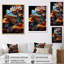 Cosmic Frog Journey sur impression sur toile-229150456-229150457