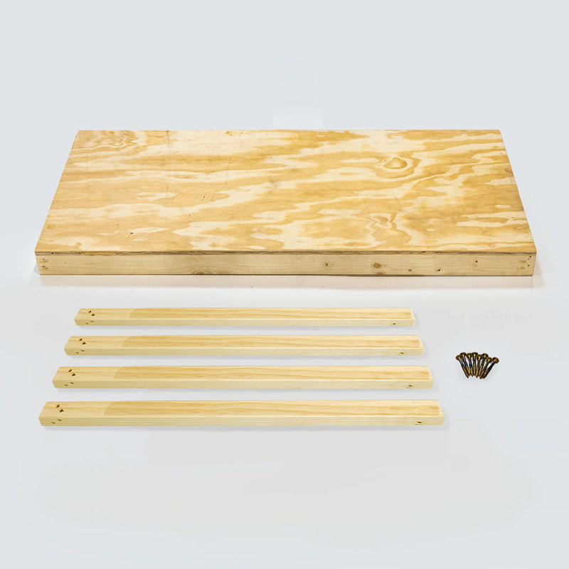 Adjustable Ceiling Shelf, Unfinished (24" x 48")
