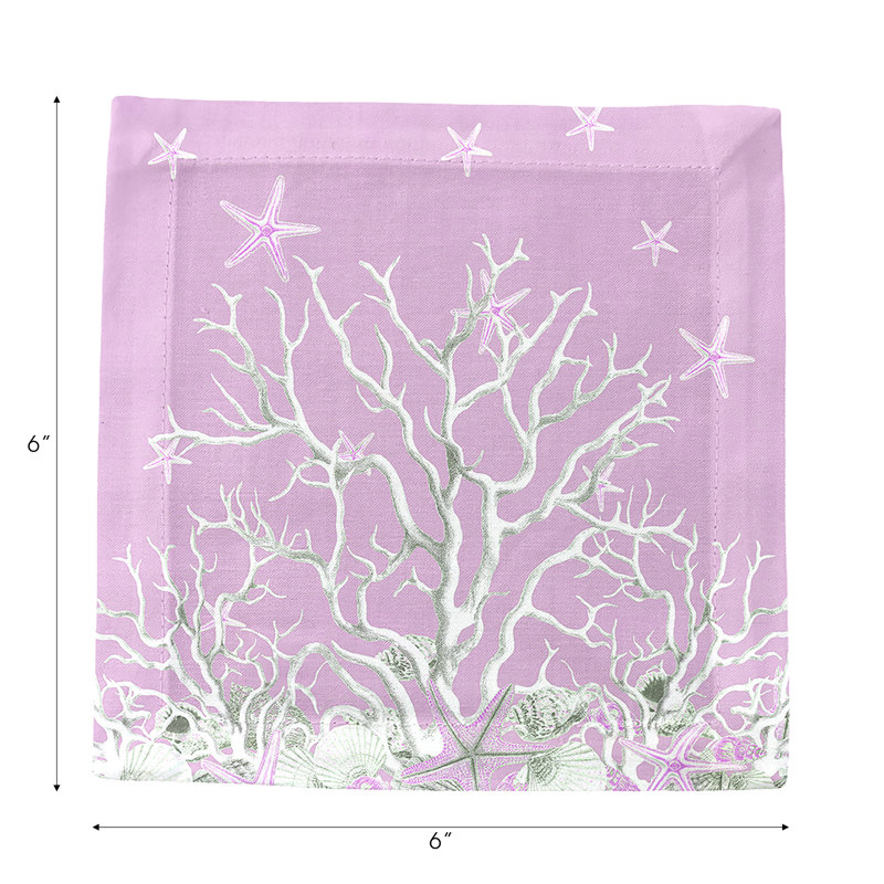 Square Napkins, Lilac