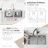 Styluxe STYLISH 30 inch Double Bowl Undermount Stainless Steel Kitchen Sink-34355568