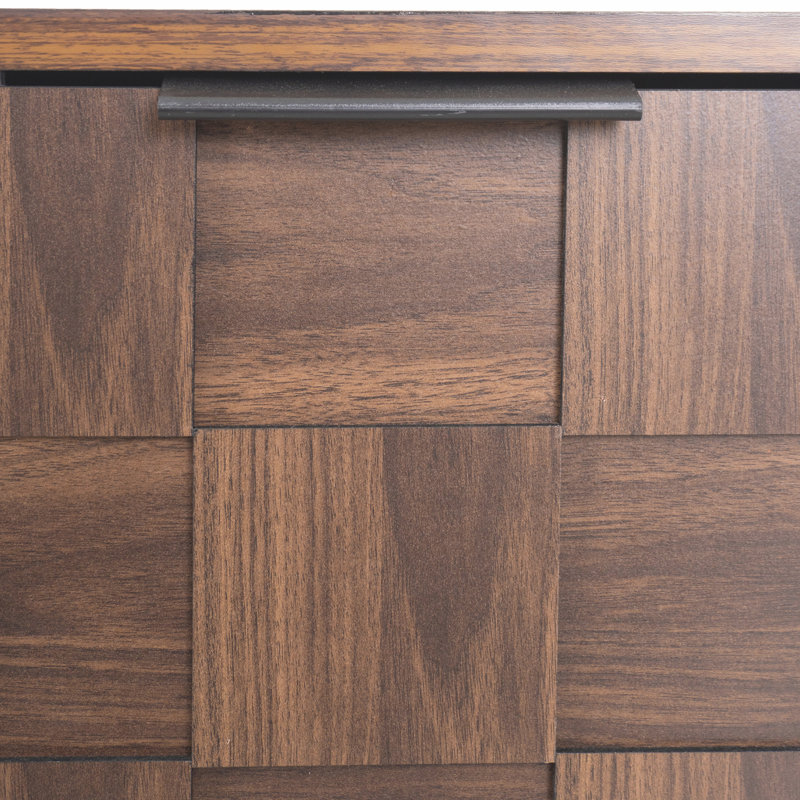 TV Stand With 2 Drawers, Media Console Table For Tvs Up To 85'', Entertainment Center With Storage