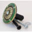 Boutons de commode glamour bleu sarcelle et bijoux (ensemble de 4) 