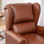 Fauteuil inclinable en cuir véritable-398984933