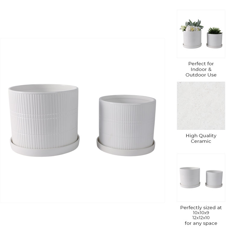 Handmade Ceramic Planter Set