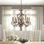 Lustre traditionnel / classique à 9 lumières de style bougie avec détails en cristal Dorine