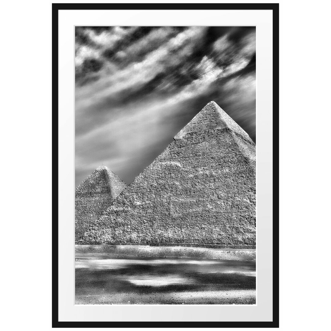 Gerahmtes Poster Ägypten Pyramiden