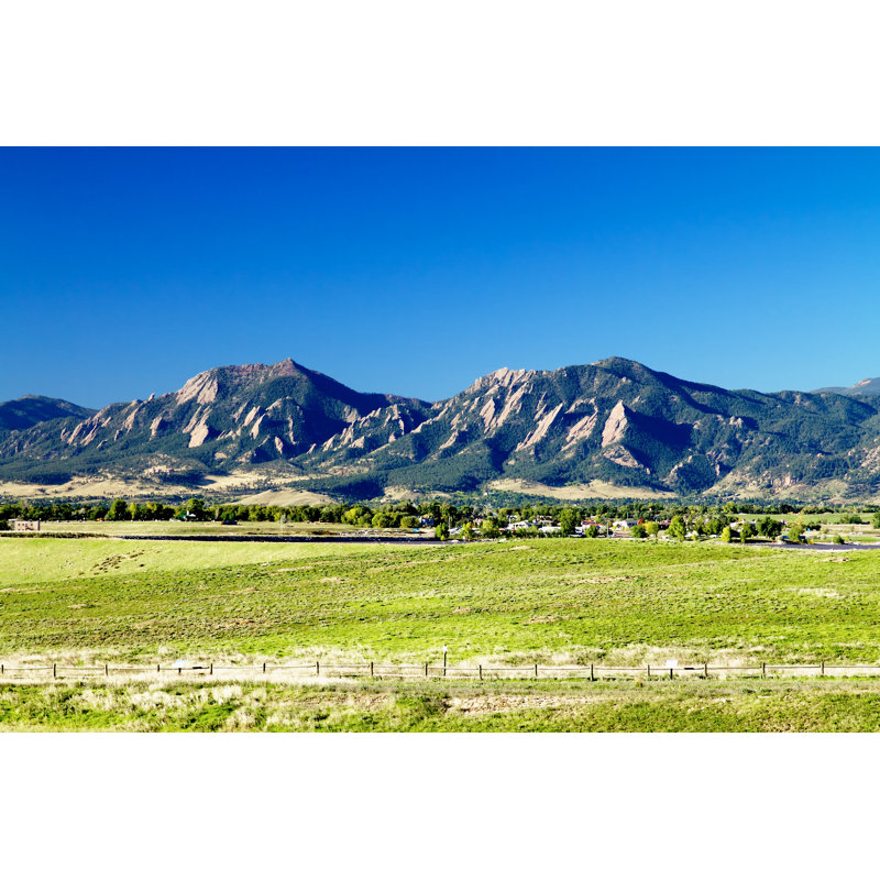 Adaly " Flatirons Boulder " by Gerardobrucker, 12" H x 18" W x 1.25" D